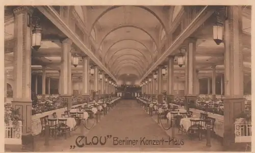 Berlin Konzert-Haus Clou gl1912 11.125