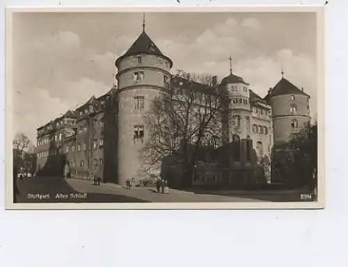 Stuttgart Altes Schloß Fotokarte gl1935 39.143