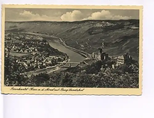 Bernkastel-Kues mit Burg Landshut gl1940 18.670