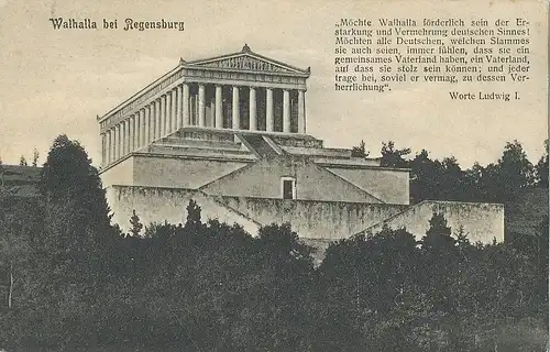 Regensburg Walhalla gl1909 120.627