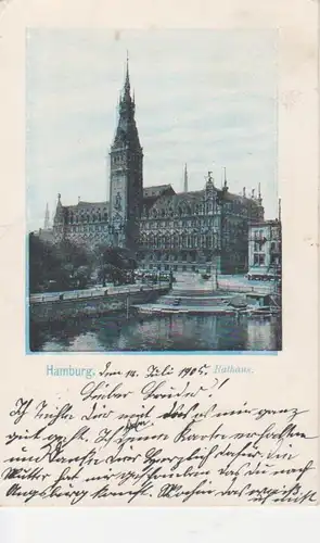 Hamburg Rathaus gl1905 70.543