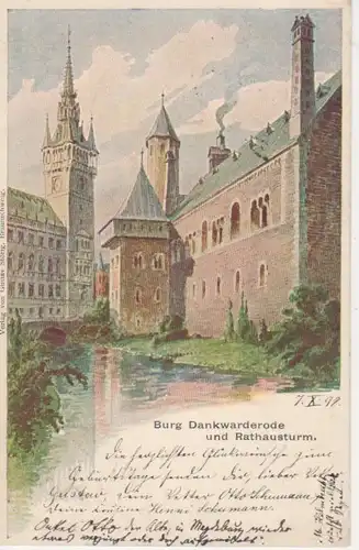 Braunschweig Burg Dankwarderode Rathaust gl1898 70.497