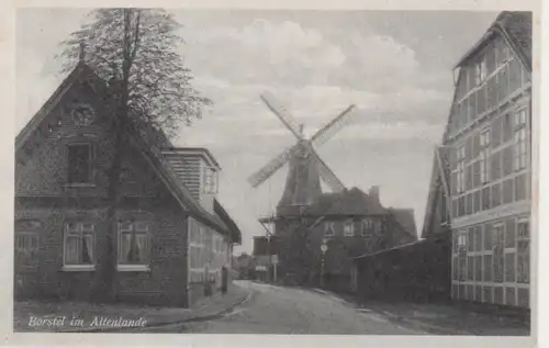 Borstel im Altenlande mit Windmühle ngl 65.659