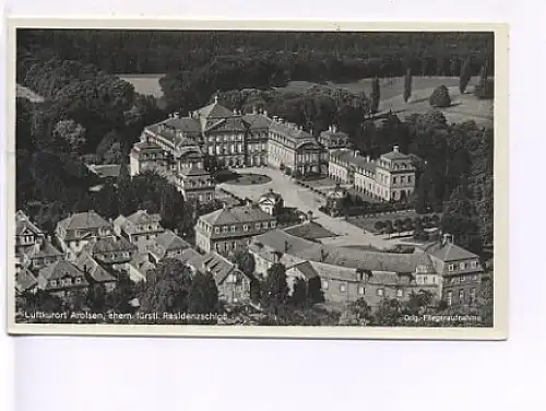 Arolsen ehem.fürstl.Residenzschloß Luftbild ngl 19.448