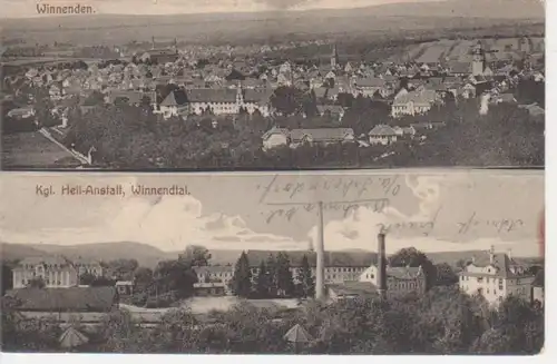 Winnenden, Kgl. Heil-Anstalt, Winnendtal gl1917 11.420