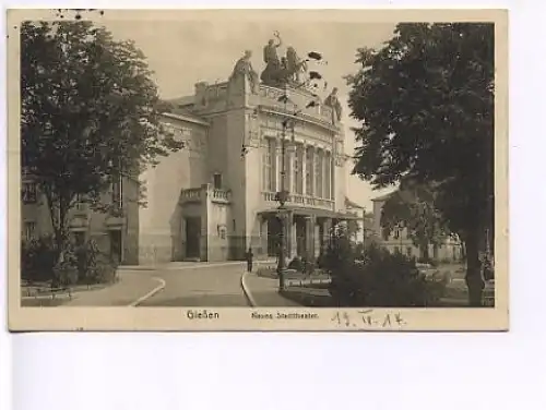 Gießen Neues Stadttheater gl1914 19.140