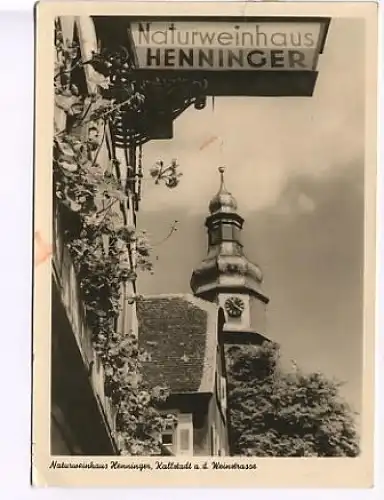 Kallstadt a.d.W Naturweinhaus Henninger gl1967 18.632