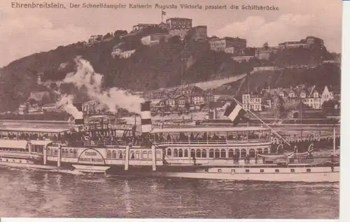 Koblenz-Ehrenbreitstein Schnelldampfer gl1913 99.442