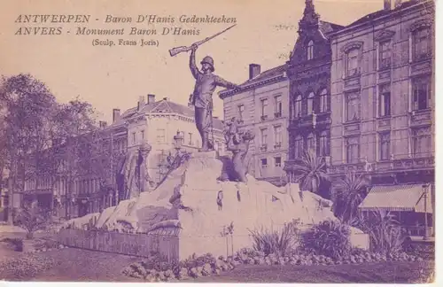 Antwerpen Denkmal Baron D'Hanis gl1928 203.038