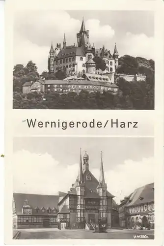 Wernigerode Harz Mehrbildkarte gl1956 25.347