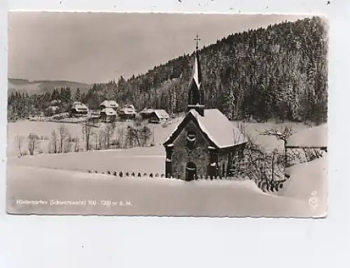 Hinterzarten im Schnee Kapelle gl1954 39.122