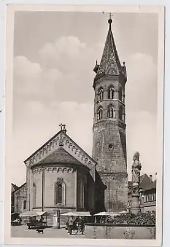 Schwäbisch Gm.-Johanneskirche ,Marktbrunnen ngl 35.435