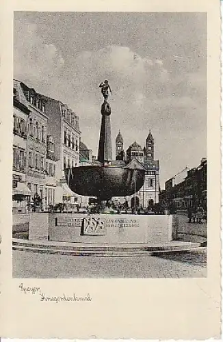 Speyer a.Rhein Kriegerdenkmal gl1939 19.812