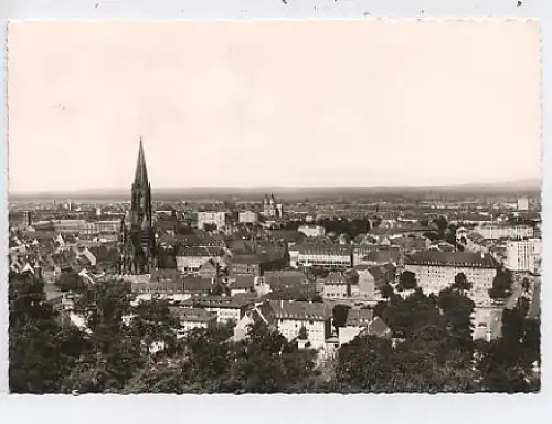 Freiburg i.B. Blick vom Schloßberg Stadt ngl 39.115