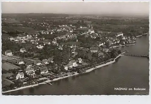 Hagnau am Bodensee, vom Flugzeug aus ngl 35.172