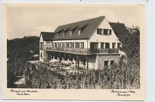 Oberderdingen, Weinstube Karl Keru gl1953 35.484