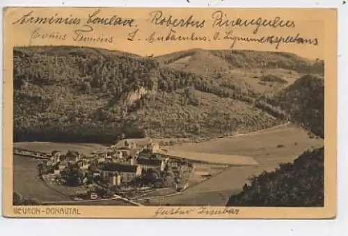 Beuron-Donautal Gesamtansicht glca.1920 39.011