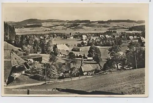 Hinterzarten, Schwarzwald, Teilansicht gl1928 34.927