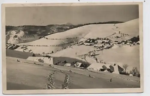 Todtnauberg mit Blick auf den Belchen gl1933 35.245