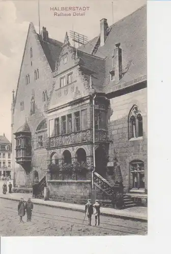 Halberstadt Rathaus Detail ngl 90.988