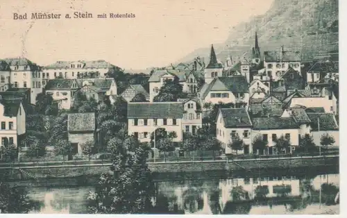 Bad Münster a. Stein mit Rotenfels gl1928 94.933