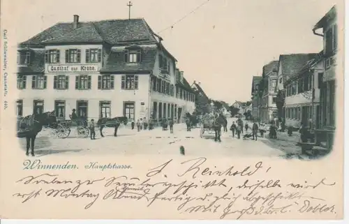 Winnenden, Hauptstraße gl1901 11.413