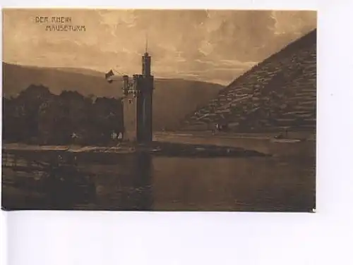 Der Mäuseturm bei Bingen a.Rhein ngl 19.008