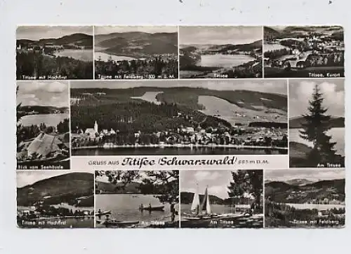 Gruß aus Titisee( Schwarzw.)Teilansichten gl1956 35.590