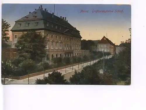 Mainz Großherzogliches Schloß feldpgl1917 18.870
