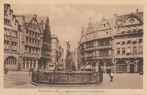 Frankfurt a.M. Gerechtigkeitsbrunnen ngl 19.876