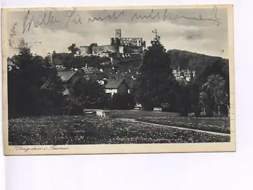 Königstein i.Ts. Blick auf Ruine gl1930 19.073