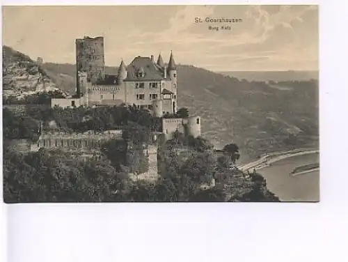 Burg Katz bei St.Goarshausen ngl 18.956