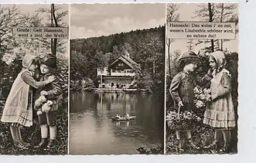 Ebnisee im Schwäb. Wald, Kinderpaar ngl 35.358