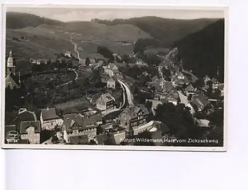 Wildemann Oberharz vom Zickzackweg gl1938 16.897