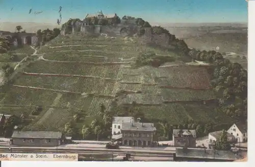 Bad Münster a. Stein Blick zur Ebernburg gl1914 94.928