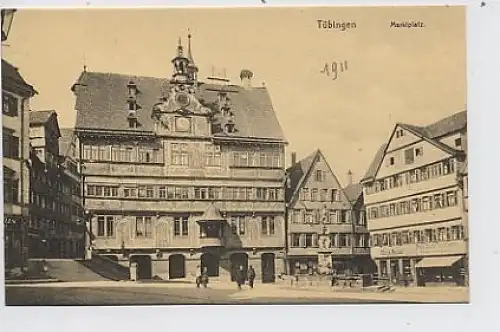 Tübingen am Neckar. Marktplatz ngl 35.326