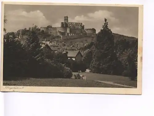 Königstein i.Ts. Blick auf Ruine gl1933 19.023