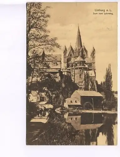 Limburg Lahn Dom vom Lahnweg gl1913 18.654