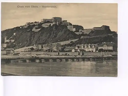 Gruß vom Rhein - Ehrenbreitstein ngl 18.915