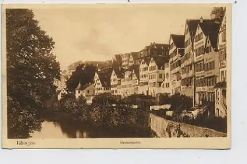 Tübingen, Neckarpartie gl1911 35.624