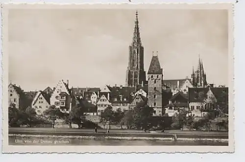 Ulm von der Donau gesehen gl1933 35.254