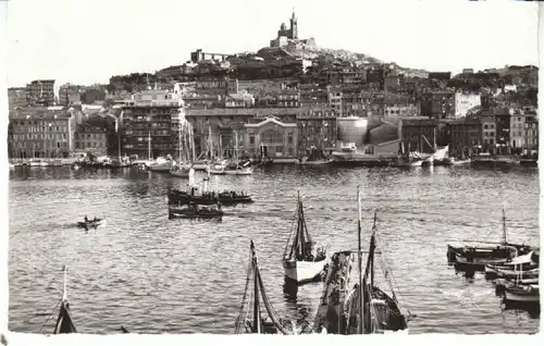 Marseille Hafen >La Basilique Notre Dame gl1962 28.063