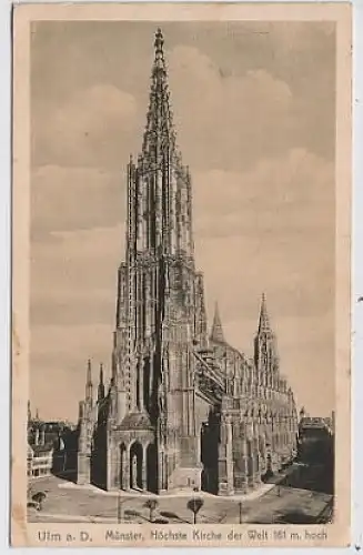 Ulm a.D., Münster feldpgl19114 35.495