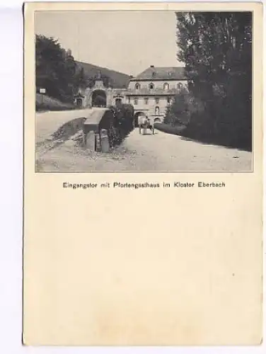 Kloster Eberbach Tor zum Pfortengasthaus ngl 17.914