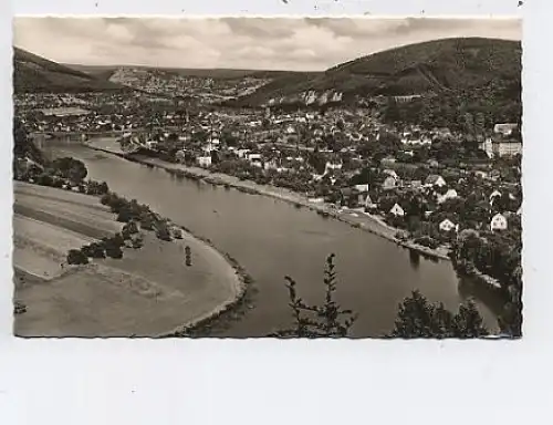 Neckargemünd Bergfeste Dilsberg Fotokarte gl1954 39.125