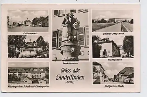 Gruß aus Sindelfingen, Teilansichten gl1961 35.488