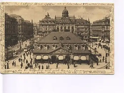 Frankfurt a.M. Hauptwache Schillerplatz gl1916 19.075