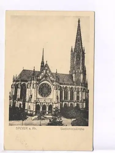 Speyer a.Rhein Gedächtnis-Kirche ngl 18.946