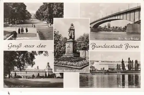 Gruß aus der Bundestadt Bonn Mehrbildkarte ngl 24.722