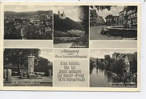 Bad Sooden-Allendorf Mehrbildkarte ngl 39.057